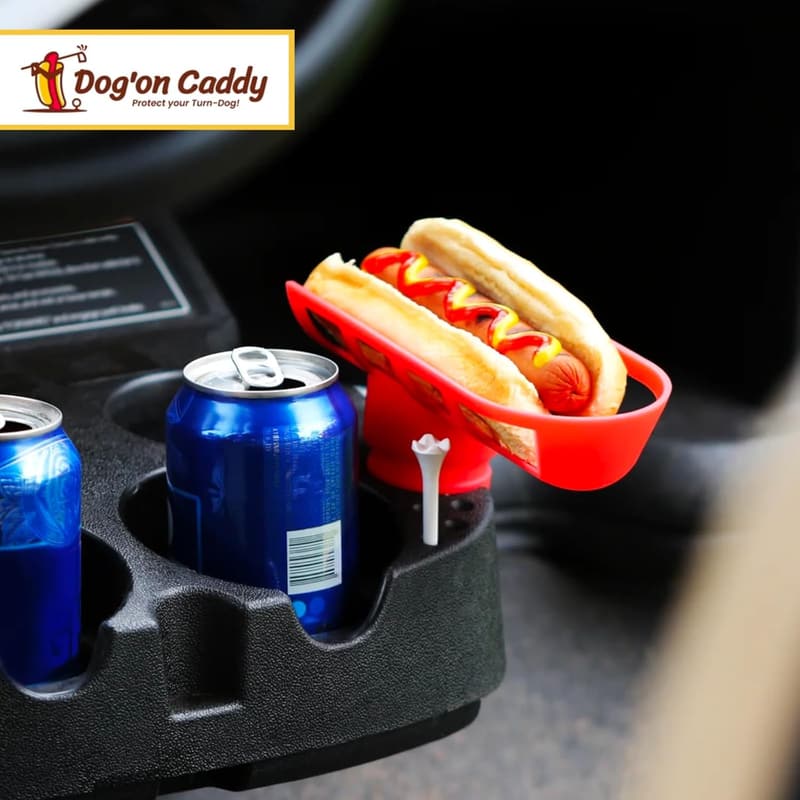 Golf Accessory: Dog’on Caddy Hotdog Holder with Travel Case