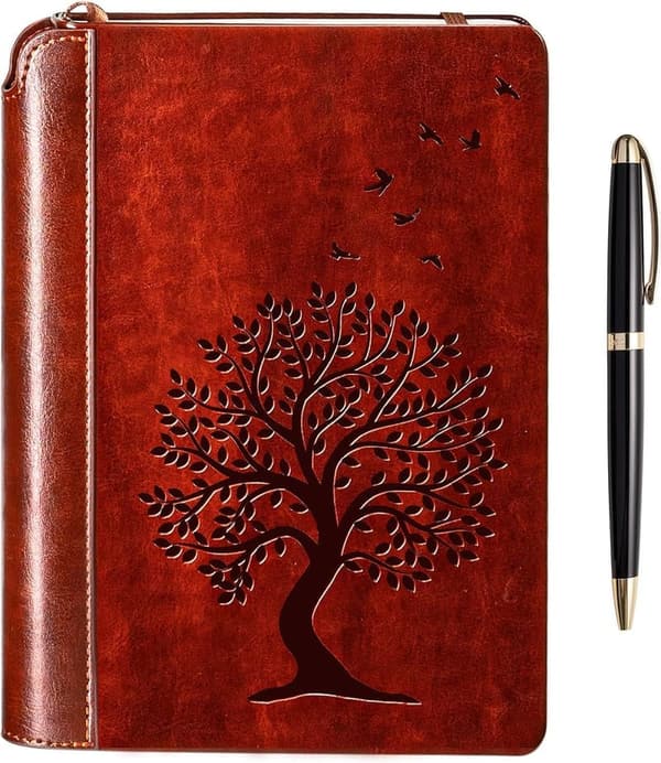 Birthday Gift: SETTINI® Tree of Life Vegan Leather Journal Set