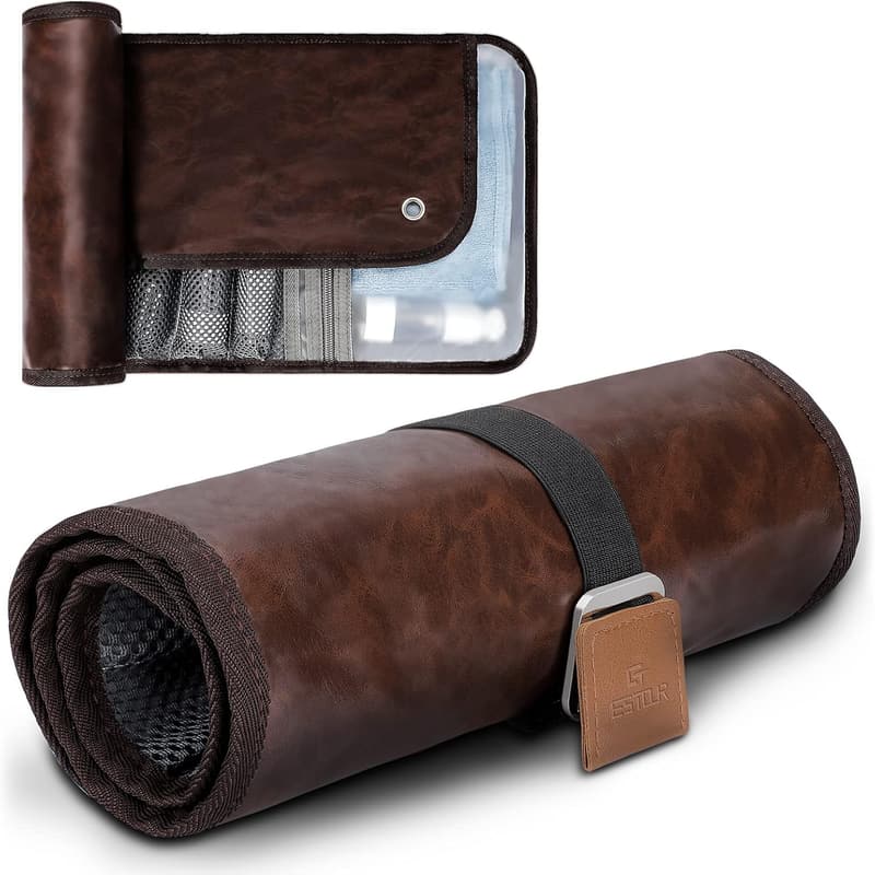 Men's Water-Resistant Travel Toiletry Bag Organizer