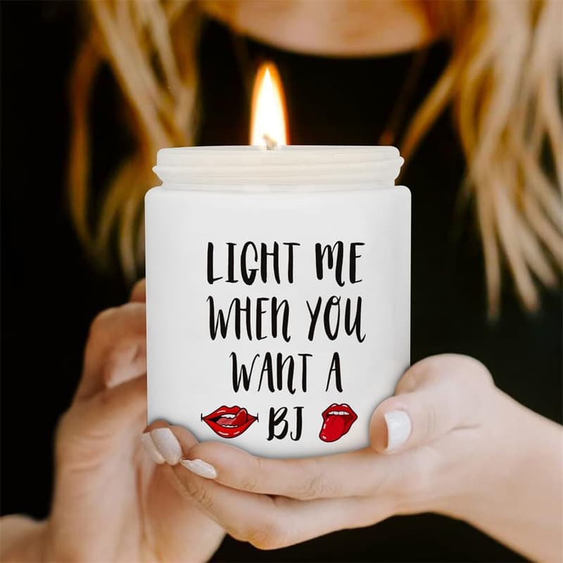 Love Candle for Him - 7 Oz Lavender Scented Soy Gift