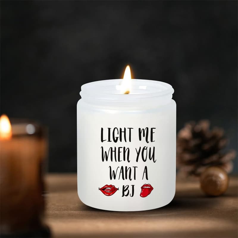 Love Candle for Him - 7 Oz Lavender Scented Soy Gift