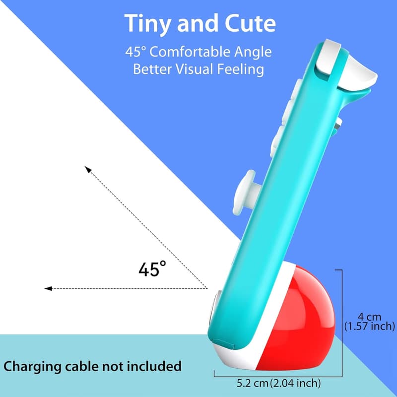 Portable Charging Stand for Nintendo Switch – Red & White