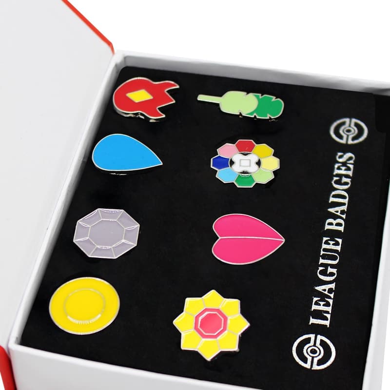 Mystic Instinct Pocket Monsters Gym Badges Gift Box