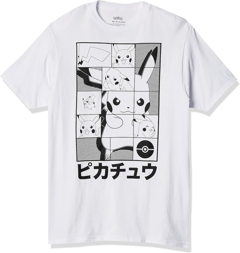 Pikachu Japanese Puzzle Power T-Shirt