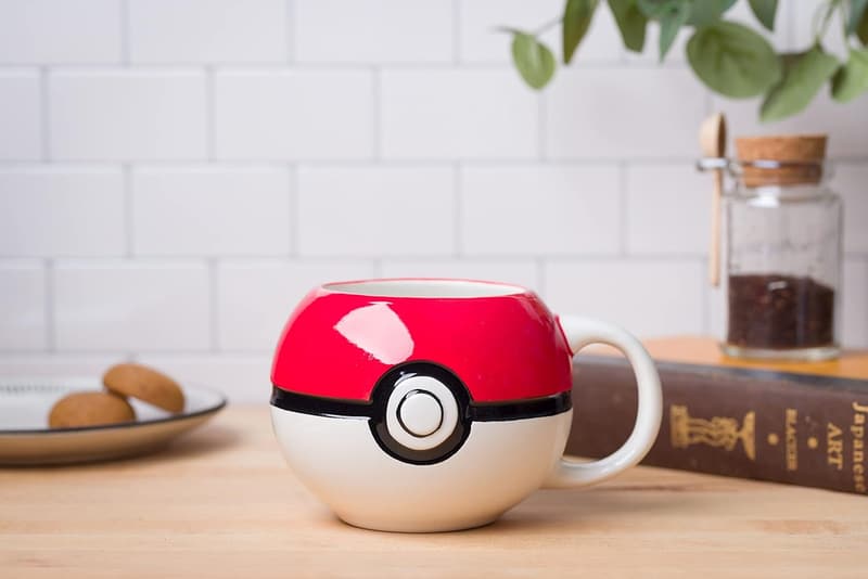 Pokemon Pokeball 3D Sculpted Ceramic Mug, 20 oz