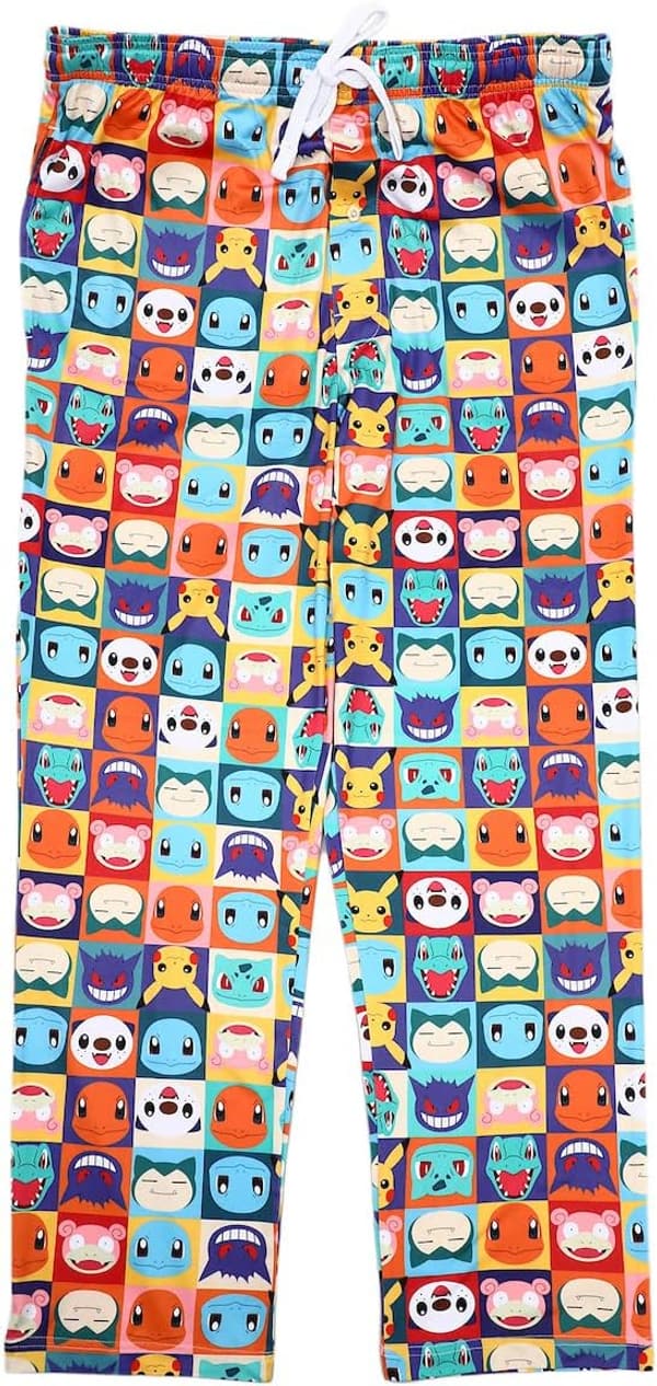 Pokemon Men's Multi-Colored Pajama Pants