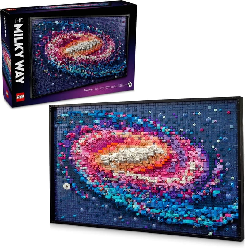 Milky Way Galaxy LEGO Art Building Set for Space Lovers
