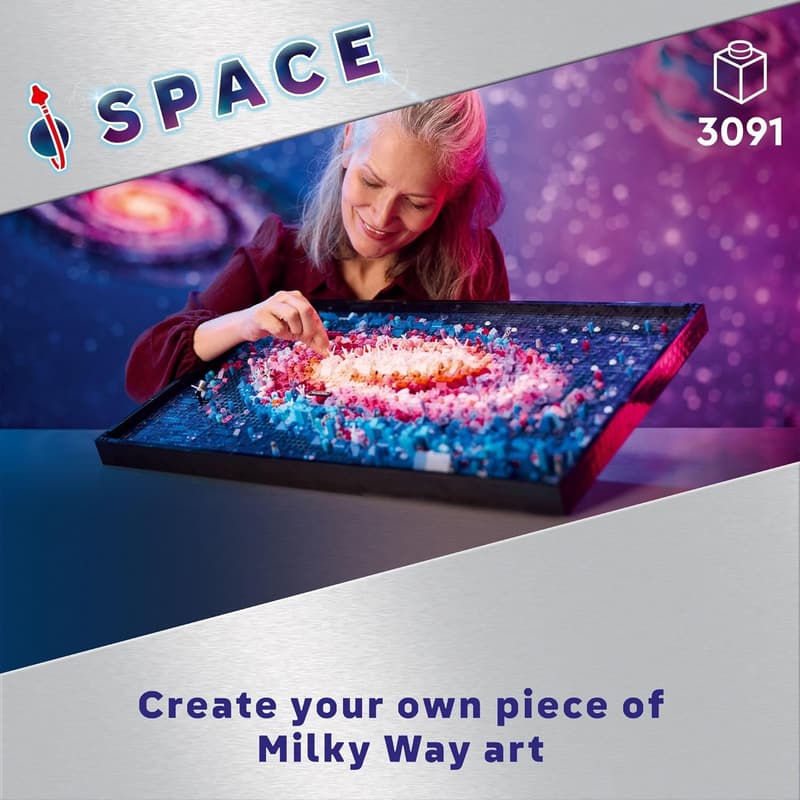 Milky Way Galaxy LEGO Art Building Set for Space Lovers