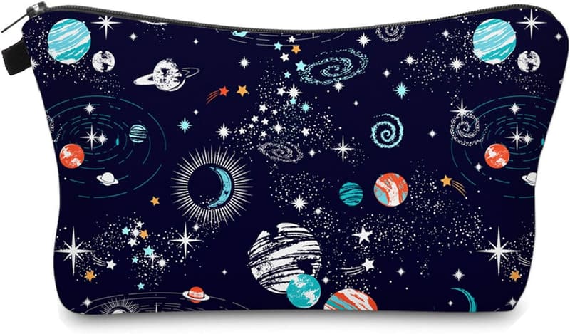 Travel Makeup Bag - Compact Cosmetic Pouch for Women