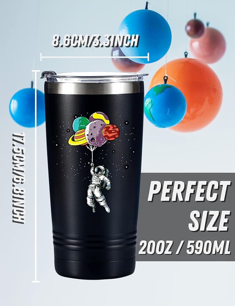 Astronomy Gifts Tumbler - Insulated Stainless Steel Mug for Men
