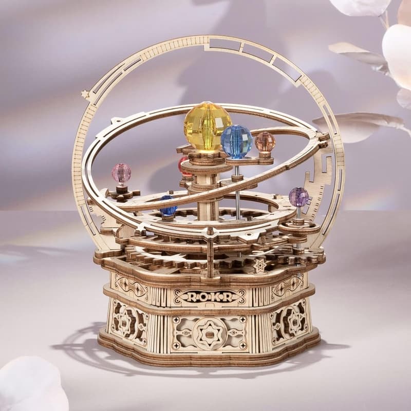 Starry Night 3D Wooden Puzzle Music Box for Teens
