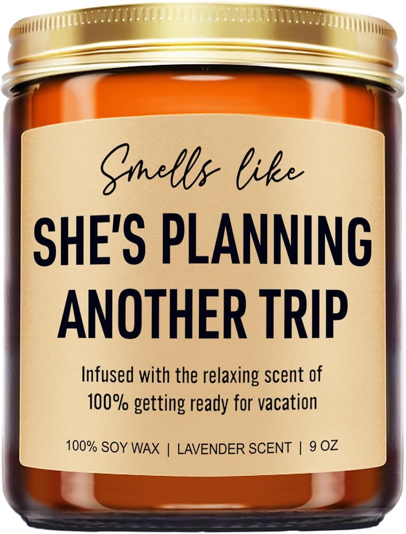 Funny Scented Candle - Unique Mother's Day Gift for Travelers