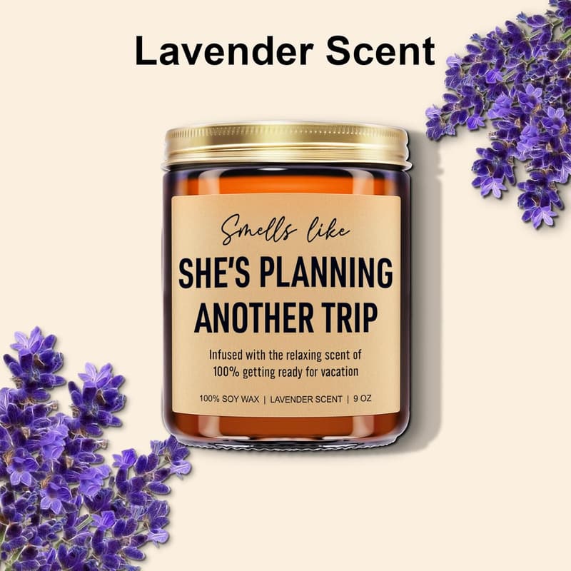 Funny Scented Candle - Unique Mother's Day Gift for Travelers
