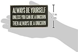 Be A Unicorn Box Sign - Wood Paper Decor, 3