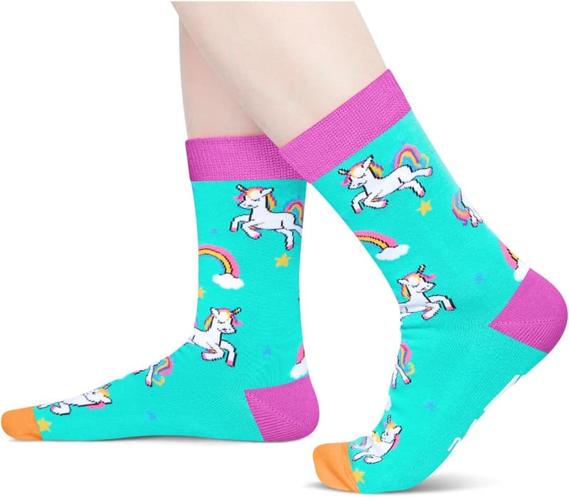 Animal Socks - Fun Shark, Turtle, Jellyfish & Dragon Designs for Teens