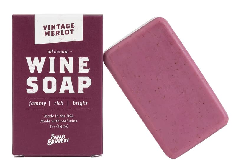 Vintage Merlot Wine Soap | All-Natural Bath Gift for Wine Lovers
