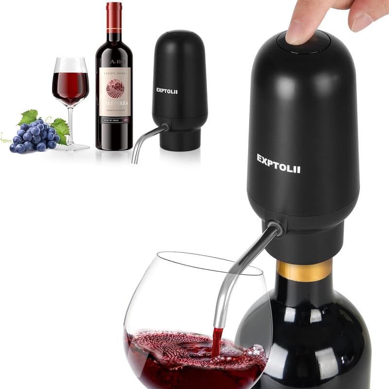 Electric Wine Aerator and Dispenser - Perfect Gift for Wine Lovers
