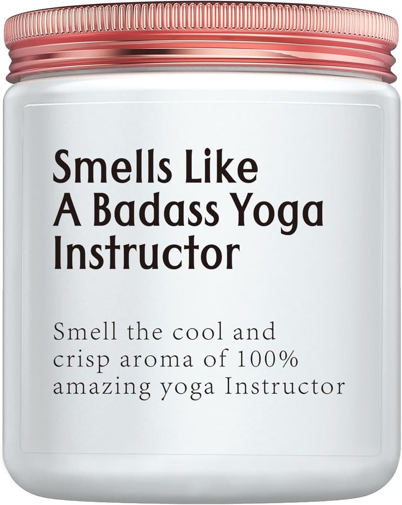 Yoga Teacher Gift - Lavender Scented Candle for Wellness Coaches