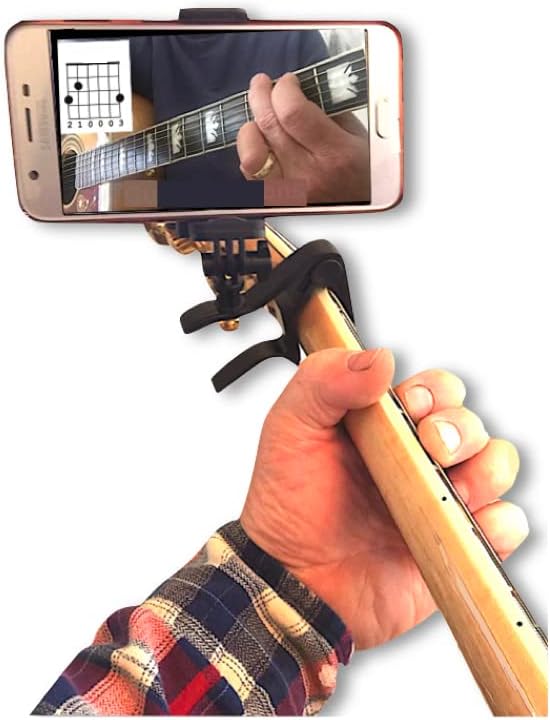 Smartphone Guitar Capo - Headstock Holder for Musicians