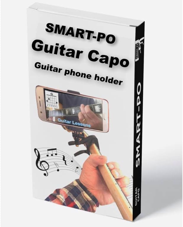 Smartphone Guitar Capo - Headstock Holder for Musicians