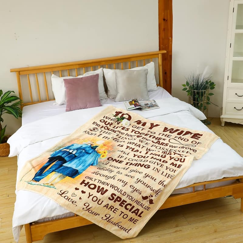 Anniversary Gift Blanket for Wife - 