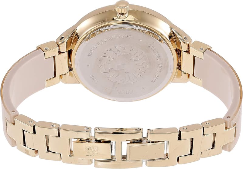 Anne Klein Women's Crystal Accent Resin Bangle Watch