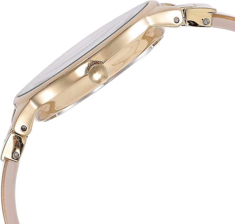 Anne Klein Women's Crystal Accent Resin Bangle Watch