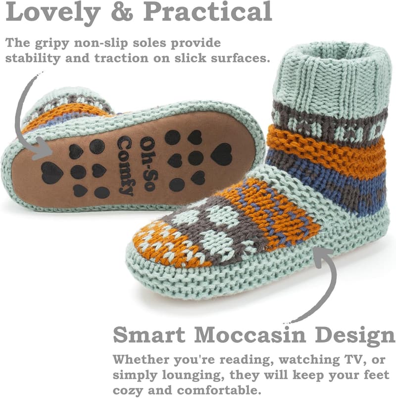 Cozy Winter Slipper Socks for Women – Unique Christmas Gift