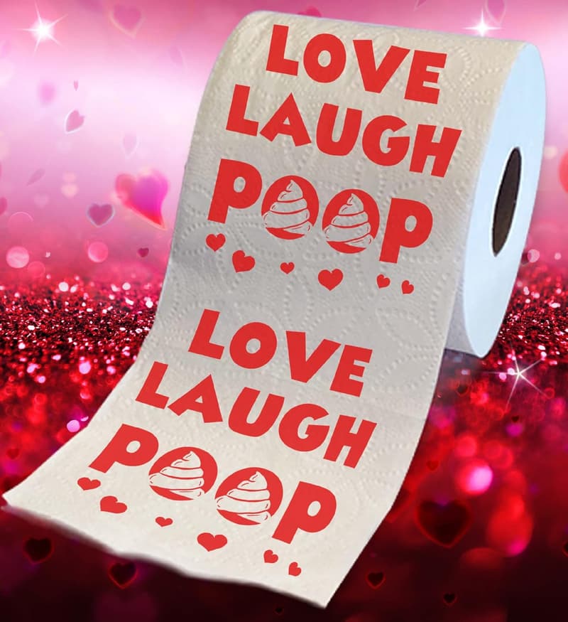 Valentine's Day Toilet Paper - Funny Gag Gift for Couples