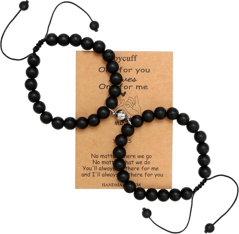 Couples' Beaded Love Bracelets - Perfect Gift for Anniversary