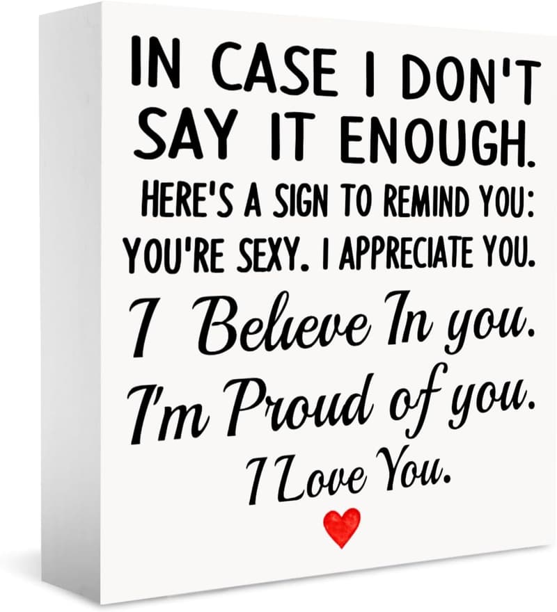 Anniversary Wooden Plaque Gift for Couples