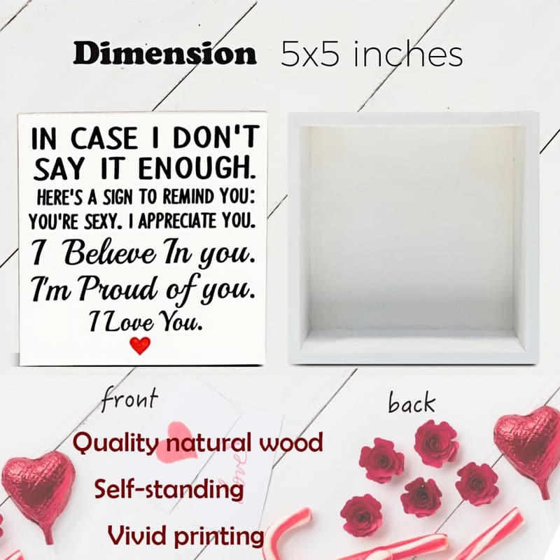 Anniversary Wooden Plaque Gift for Couples