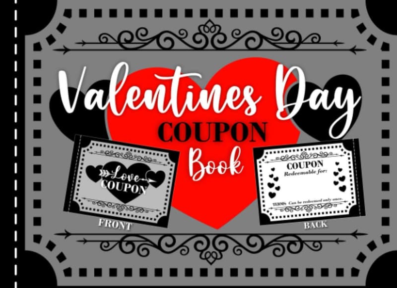 Valentine's Day DIY Coupon Book for Couples - Unique Romantic Gift