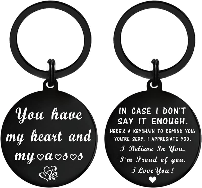 Love You Keychain for Him - Perfect Father's Day Gift