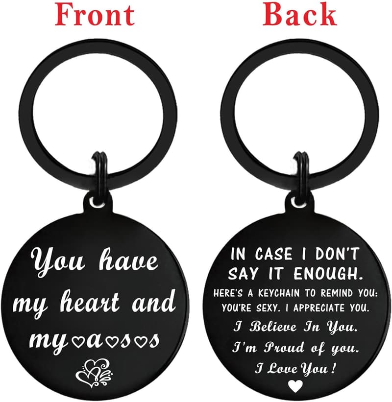 Love You Keychain for Him - Perfect Father's Day Gift