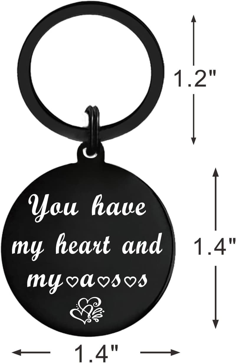 Love You Keychain for Him - Perfect Father's Day Gift