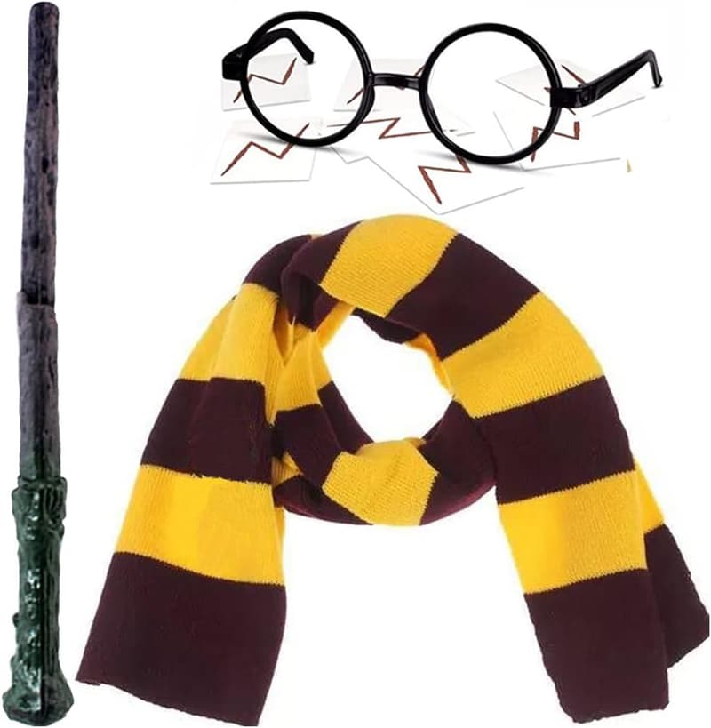 Halloween Costume Accessory Set for Kids - 13-Piece Wizard Theme