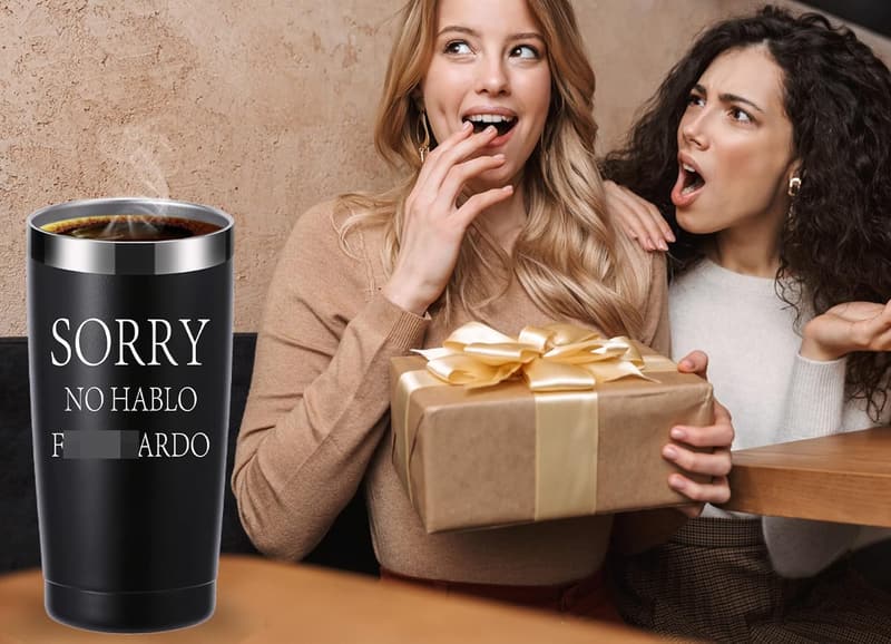 Funny Sarcastic Travel Mug - Gag Gift for Men & Women