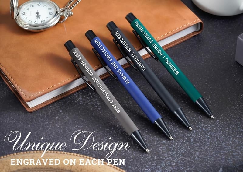 Construction Worker Ballpoint Pen Set - 4 Pack подарки