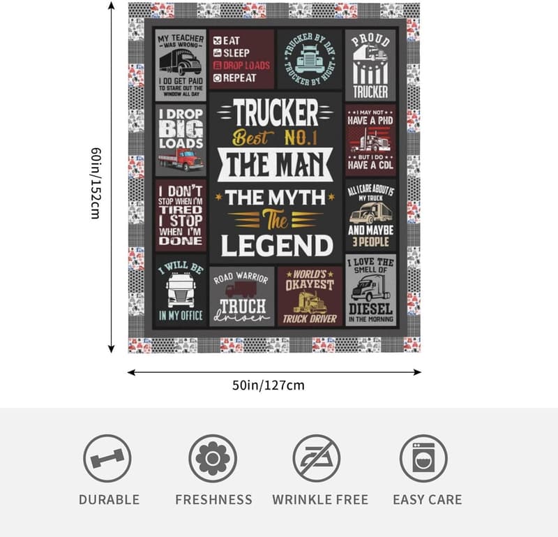 Truck Driver Blanket - 60