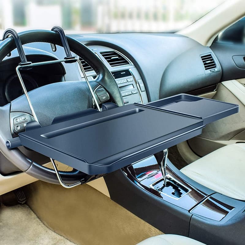 Car Steering Wheel & Back Seat Tray for Eating & Writing