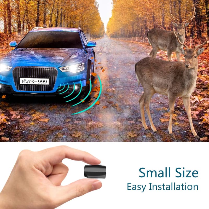 Deer Alert Whistles for Cars - 6 Pack with Double-Sided Tape