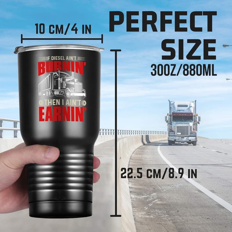 Funny Truck Driver Tumbler - 