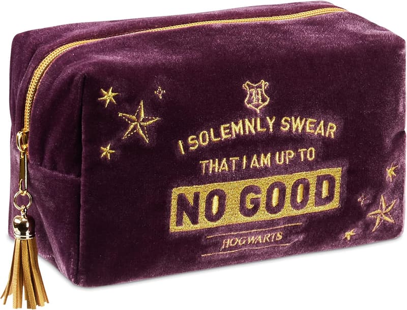 Hogwarts Velvet Makeup Bag for Women & Teens