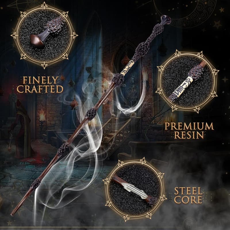 Kids' Wizard Wand for Cosplay & Costume Parties