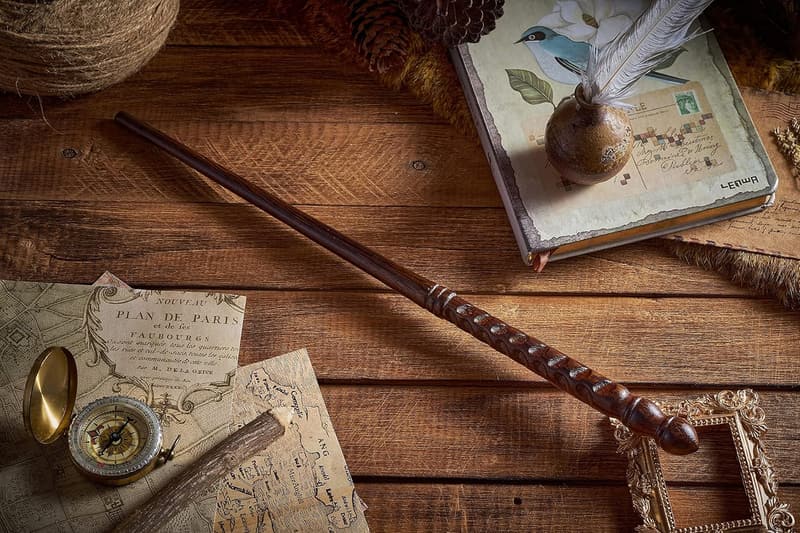 Carved Wooden Wizard Wand for Halloween Cosplay