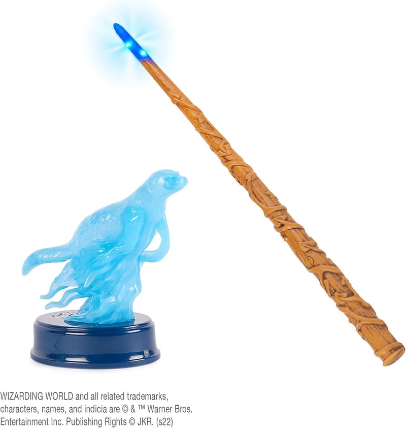 Harry Potter Hermione Granger Wand with Otter Figure, Lights & Sounds