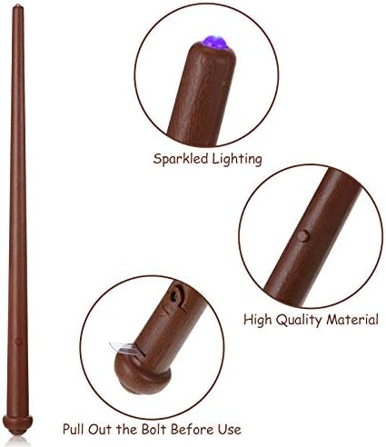 Illuminating Wizard Wands Costume Accessory for Halloween Party
