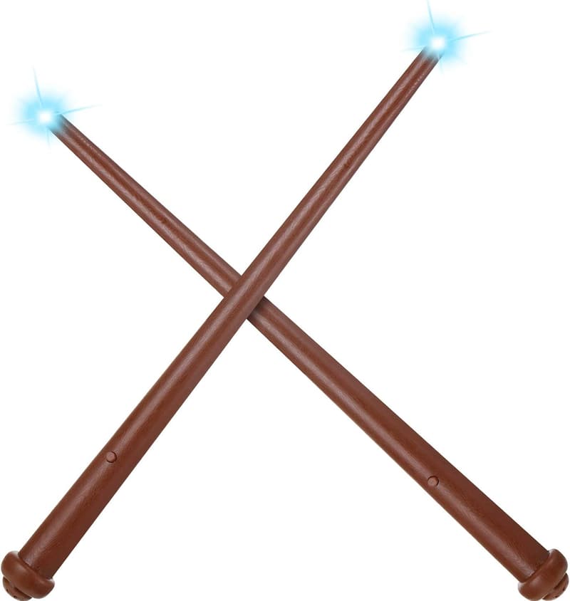 Light-Up Magic Wands for Kids - Fairy & Wizard Cosplay Props