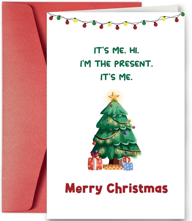 Funny Christmas Card for Music Fans - Witty Holiday Greeting